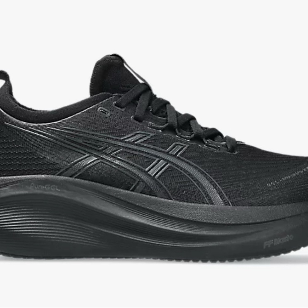Asics Black Athletic Shoes